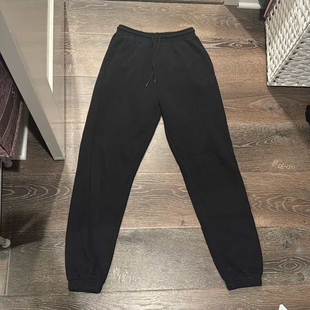 Black white fox sweats